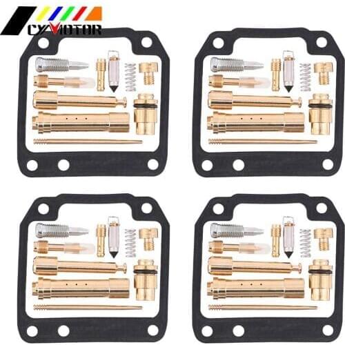 4 Sets Motorcycle Carb Carburetor Repair Kit Rebuild For YAMAHA XJR400 1994 1995 1996 1997 1998 1999 Motorbike Parts
