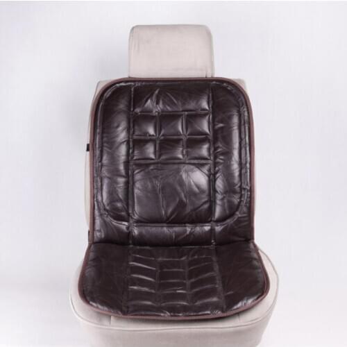 Leather universal car seat cushion, solid color and comfortable, single backrest, four seasons universal car cushion