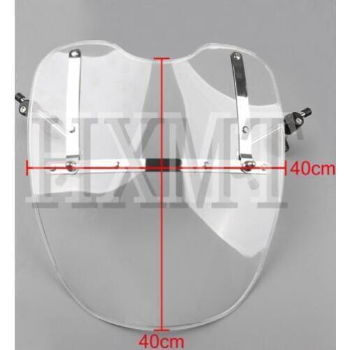 Motorcycle clip windshield windshield for Harley500 Street750 72 Sportster X48 XL883 86-10 1200N C R L 88-11 windshield