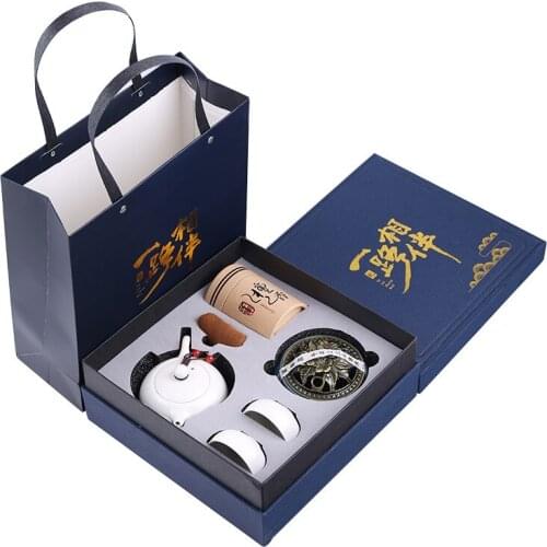 MCJ tea cup set of 6 tea pot set chinese tea set tea pot and cup set kung fu tea set gift box