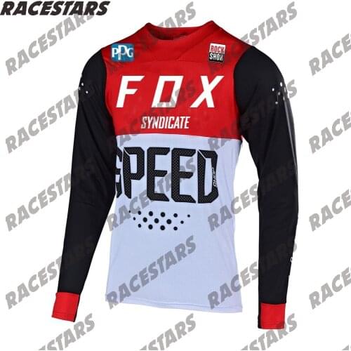 Motocross Downhill Mountain Jersey Off Road Enduro Jersey Maillot Ciclismo Hombre MTB Bike Cycling Wear Breathable DH Quick Dry