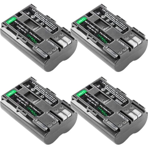 4pcs 7.4v 2200mah Bateria BP-511A BP-511 BP 511 511A BP511 BP511A Battery pack for Canon EOS 40D 300D 5D 20D 30D 50D camera