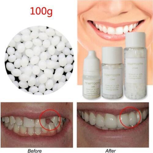 Temporary False Teeth Gaps Repair Kit Vampire Adhesive Denture Solid Glue Tool