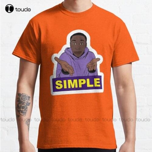 New Khaby Lame France - Life Is Simple Classic T-Shirt Cotton Tee Shirt S-5Xl