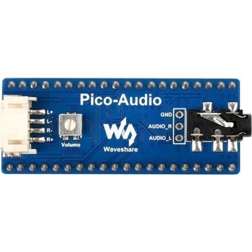 Pico-Audio, Audio Expansion Module for Raspberry Pi Pico, Headphone and Speaker Signal Output At the Same Time
