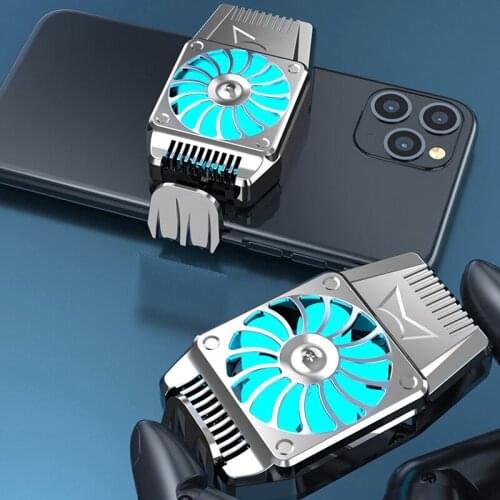 Portable Cooling Fan Mobile Phone Cooler Game Heatsink Aux Radiator for iPhone/Samsung/Xiaomi