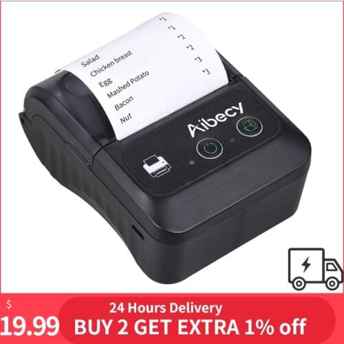 Portable Label Printer принтер Wireless BT 58mm 2 inch Bluetooth Thermal Printer Label Maker for Store Shipping Label Printer