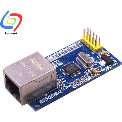 W5500 Ethernet network module hardware TCP / IP 51 / STM32 microcontroller program over W5100