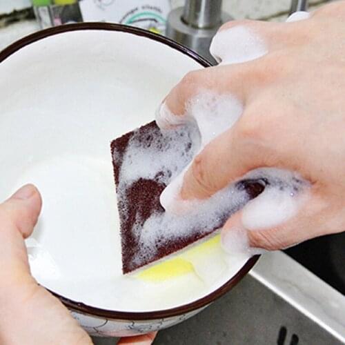 Carborundum Sponge Remove Dirt and Rust Kitchen Cleaning Brush Kitchen Accessories UD88