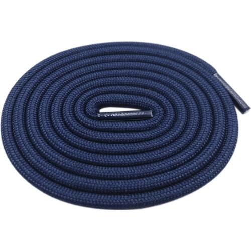 Coolstring 5mm Round Polyester Customized Shoelaces Green Navy Fashion Shoe Laces Extra Long Unisex Women Men Sneaker Shoestring