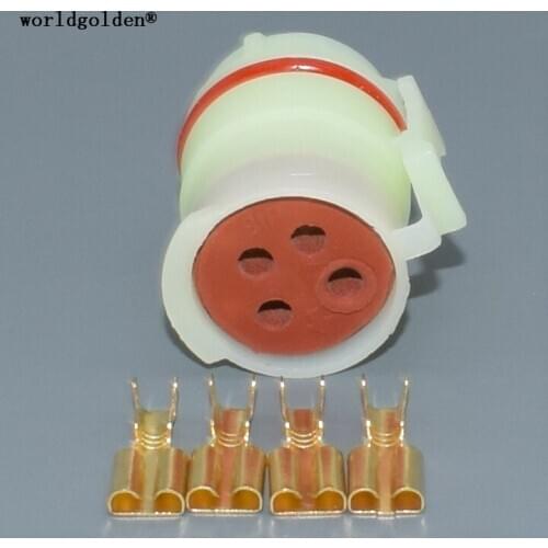 Worldgolden 4pin 6.3mm Generator plug/oxygen sensor plug