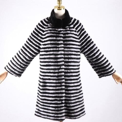 Winter Autumn women fur coats real mink fur coats genuine leather fur jacket warm fashion medium long outerwear new fur clothes