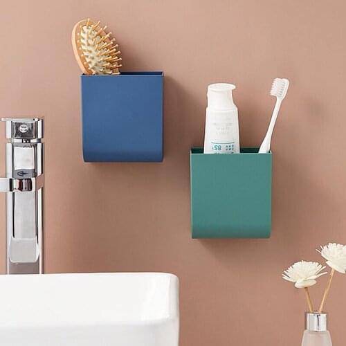 Remote Control Storage Box Wall Mounted Multi Function Mobile Phone Charging Home Storage Living Room Bathroom Storage Box