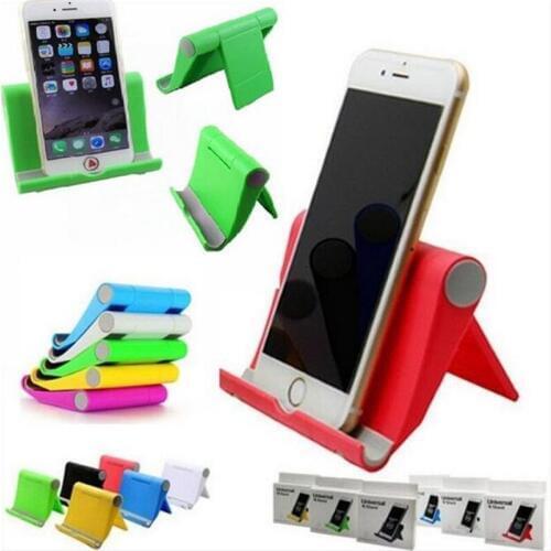 200pcs for ipad tablet bracket holder foldable hard pc stand mount holders for iphone xs xr galaxy s8 with retail