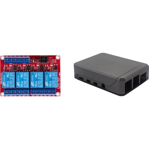 5V High / Low Level with Trigger Opto-Isolator 4 Channels Power Relay Module with for Argon NEO for Raspberry Pi 4 Case