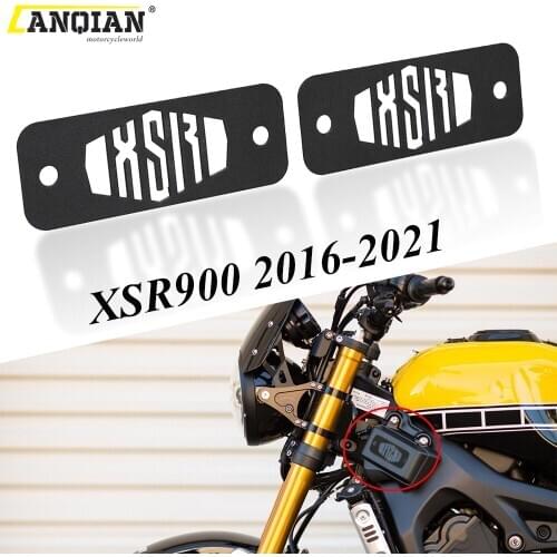 For YAMAHA XSR900 XSR 900 2016 2017 2018 2019 2020 2021 Motorcycle Accessories Fuse Box Tops Plates Motor Body Decoration Sheet