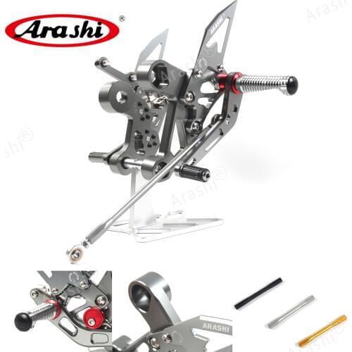 Arashi For Yamaha MT09 FZ09 2014-2018 Quick Shifter CNC Adjustable Footrest Rearsets Foot Pegs MT FZ 09 2014 2015 2016 2017