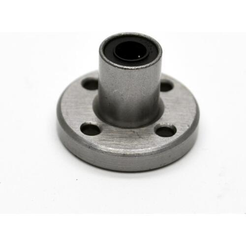 Free shipping 12Pcs LMF12UU 12mm Flang Linear Bearing Router Shaft Bearing CNC For 12mm Linear Shaft