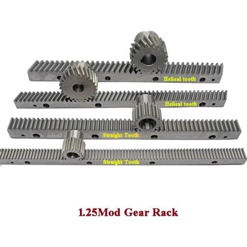 1.25mod 22*25*1400mm Gear rack (straight teeth) Precision Toothed rack CNC router rack For long2.5M, Wide1.3M 1325 machine