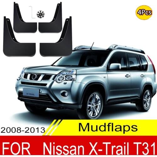 Car Mudflaps Fender Splash Guards Mudguard Mud Flaps For Nissan X-Trail Xtrail T31 2008 2009 2010 2011 2012 2013