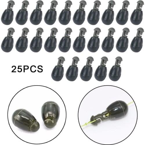 25pcs Beads Quick Change Beads Carp Terminal Tackle Method Feeder Match Fishing Connector Accessories Tools Parts