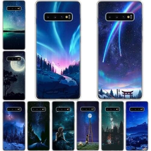 Starry view Phone Case For Samsung Galaxy A71 A70 A51 A50 A41 A40 A30 A21 A10 A01 A90 A20S A20E A10S M30S A6 A7 A8 A9Plus Cover