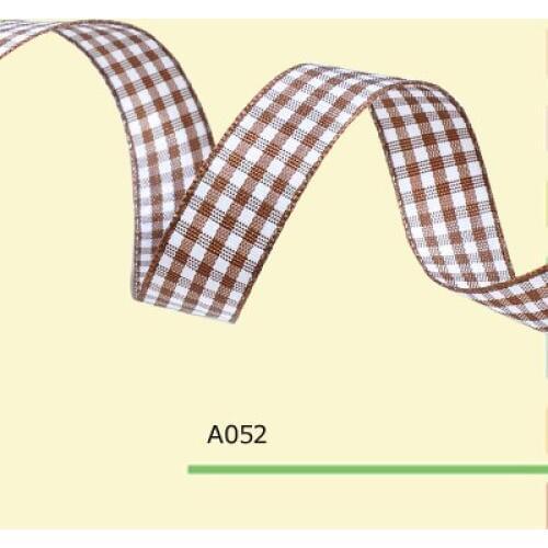 1" Inch 25mm decorative plaid ribbons