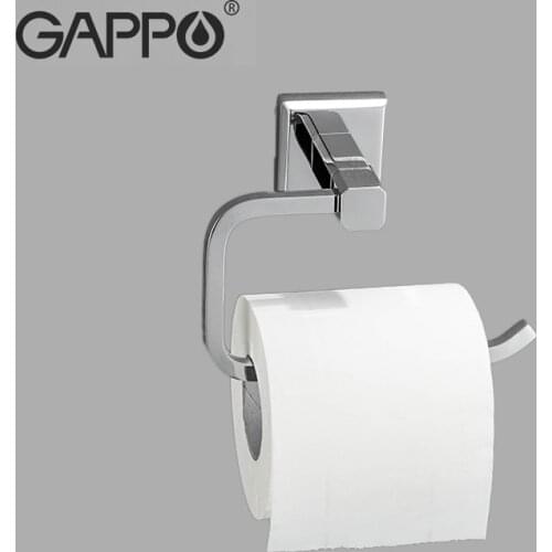 GAPPO Brass Paper Towel Holder Bathroom Accessories Paper Holders Toilet Paper Roll Paper Holder G3803-3