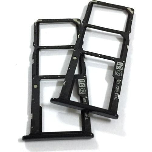 Sim Tray Holder For Motorola Moto E6 Play SIM Card Tray Slot Holder Adapter Socket Repair Parts