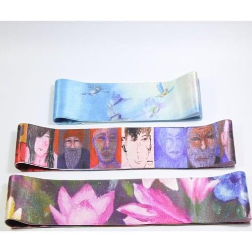 2meters 5cm width printing pattern elastic webbing soft bags skirt headwear fashion personality clothing band pant accessories