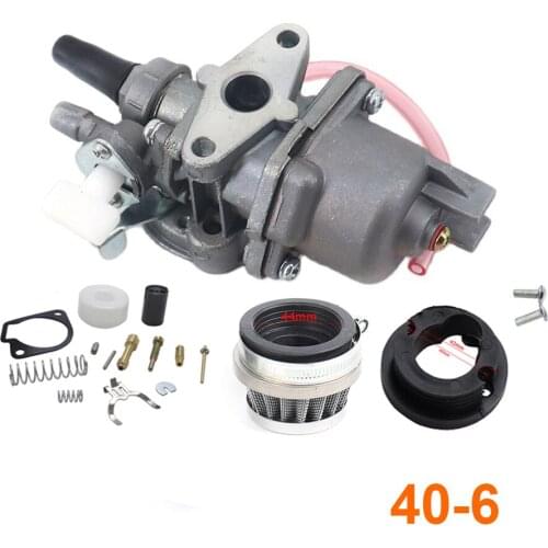Pocket Bike 47cc 49cc engine carb carburetor with Pod Air Filter 2 stroke for Mini Quad ATV Dirt Bike MiniMoto Go Kart Buggy