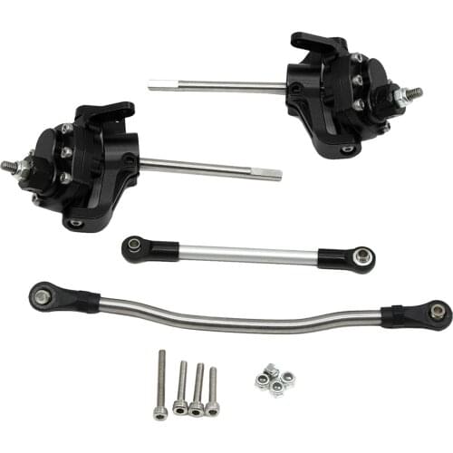 313mm Wheelbase Front/ Rear Axle Steering Links Steering Assembly Fit for SCX10