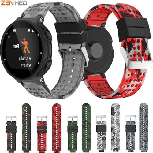 Soft Silicone Watch Strap Replacement Wrist Watch Band For Garmin Forerunner 735/220/230/235/620/630 Watchband Wristband Bands