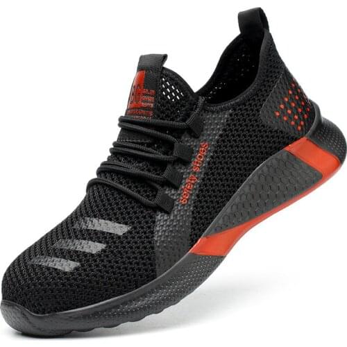 New Fashion Steel Toe Air Safety Boots Indestructible Ryder Shoes Puncture-Proof Work Sneakers Breathable Shoes