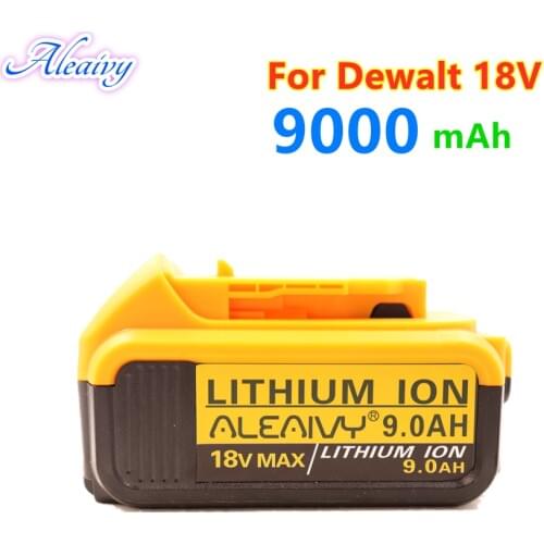 New Origin 20V 9.0Ah MAX XR Battery power tool Replacement for DeWalt DCB184 DCB181 DCB182 DCB200 DCB205 18Volt 20V Volt Battery
