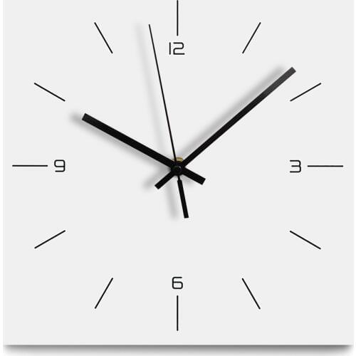 Simple Modern Design Wooden Wall Clock Europe Decorative Digital Clock Large Wood Hanging Wall Clocks Durable Mute Movement