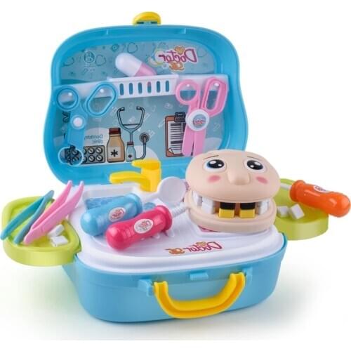 Pretend Play Doctor Educational Toys for Children Medical Simulation Medicine Chest Set toys for Kids Interest Development