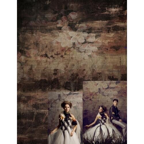 TR 8X8FT Retro Vintage Brick Painting Wall Wedding Backdrops Customized Printed Vinyl Photography Background for Photo Studio