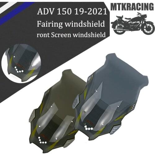 MTKRACING For HONDA ADV150 ADV 150 Front windscreen Aluminum wind deflectors 2019-2020
