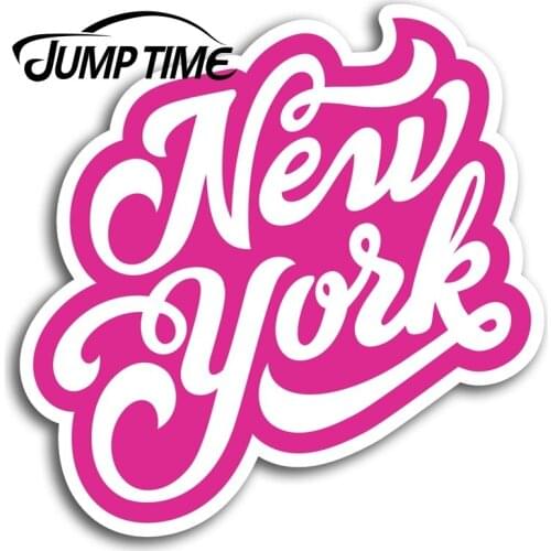Jump Time for New York America Vinyl Stickers Sticker Laptop Luggage Gift Camper Window Bumper Motor Decal Car Wrap
