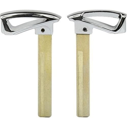 DAKATU 10PCS Replacement Uncut Smart Prox Insert Emergency Remote Key Blade for Hyundai Equus Genesis Santa Fe 2012-2015