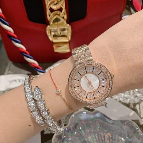 Crystal Full Steel Women Watches Ladies Wristwatch Quartz Woman Feminino Relogio reloj hombre montre femme zegarek damski saati