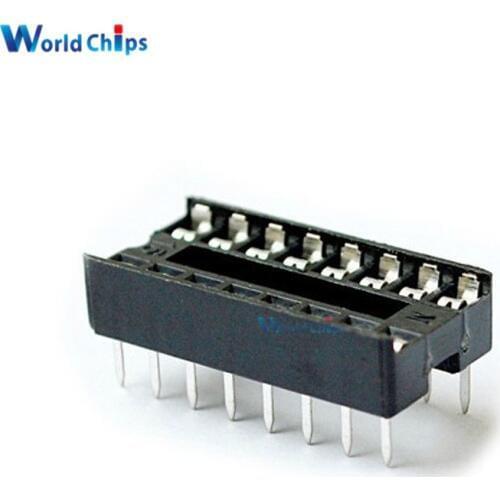 10PCS 16-Pins DIP IC Sockets Adaptor Solder Type Socket