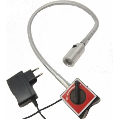 110V 220V 1W FLEXI ARM LED LATHE LIGHT MAGNETIC BASE