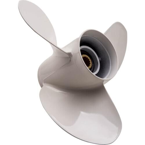 13 x 19 k Aluminum Outboard Propeller for Yamaha 50-130 HP 6E5-45941-00-EL 15 Spline 6E5-45941-00-EL