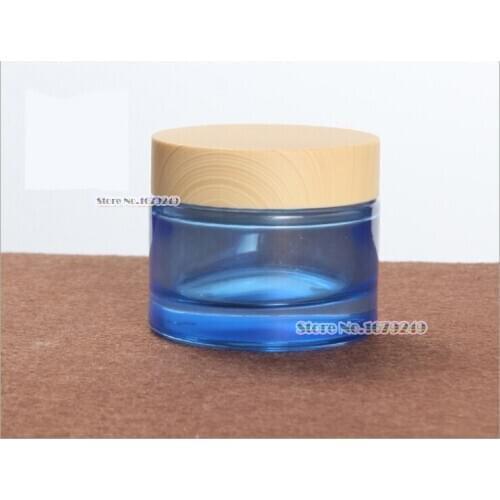 20g/20ml B colour Frosted empty cosmetic cream jar bottle cream bottle cap/Wood cap/cosmetics Bottle glass 200pcs/lot