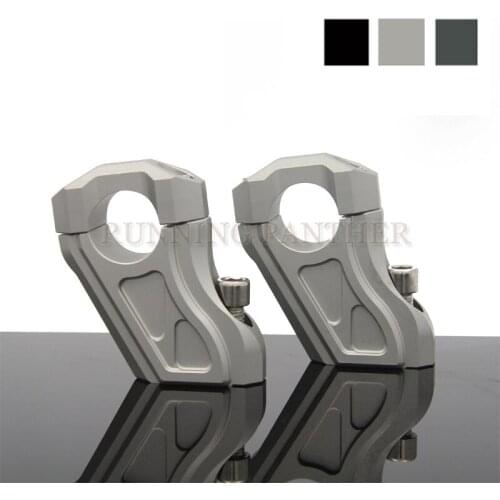 3 color CNC Handlebar Riser Handle Bar Clamp Extend Adapter For BMW R NINE T 2014 2015 2016 2017 R NINET R 9T