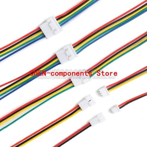 5bars 1.25-2P/3/4/5/6P female connector male connector air-to-wire connection cable with 1.25mm pitch terminal line