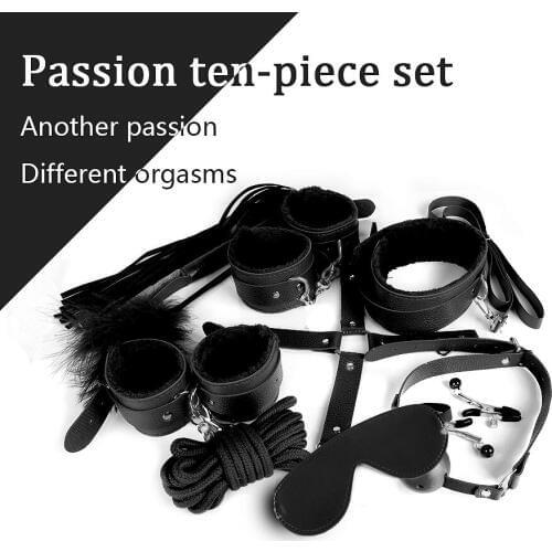 Bondage Handcuffs & Ankle Cuffs Kit BDSM Bondage Flirting Sex Toys For Adults Couples Slave Restraints Games Erotic Accessories