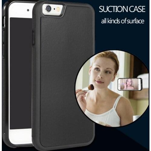 For iPhone 7 6s Plus 6 5 5S SE Case Novel Anti-gravity Phone Case Magical Anti Gravity Nano Suction Back Cover Antigravity cases